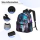 thumbnail image 3 of Disketp Purple Sky Wolf Mochila Ligera Clásica con Múltiples Bolsillos, Mochila Casual para Hombre y Mujer, Ideal para Escuela, Trabajo y Viajes, 3 of 6
