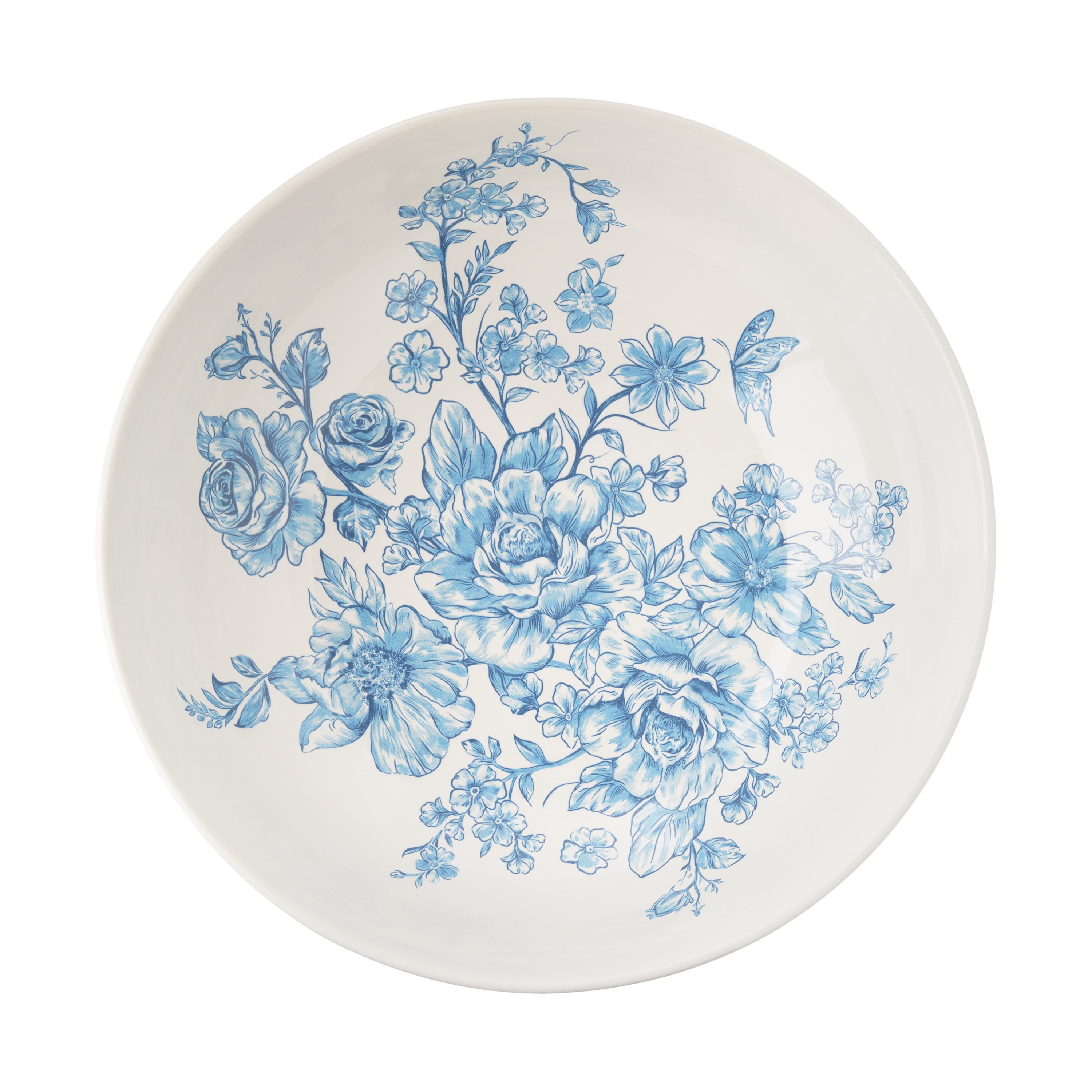 The Pioneer Woman Agatha Stoneware 11-inch Serving Bowl, Blue