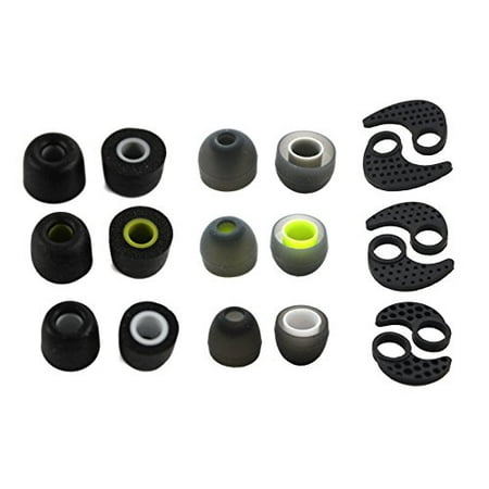 Sedili Y10 6 Paia Di Auricolari In Memory Foam E Silicone Per JayBird X, X2, X3 - Ricambio Universale Joypad Xbox 360 - Foto 8