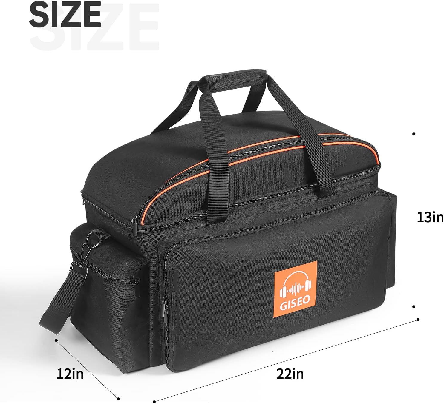  LoDrid Large Cable File Bag with Inside Padded Bottom