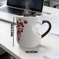 thumbnail image 7 of Heart-Shaped Color Changing Magic Ceramic Mug, Heat-Sensitive Color-Changing Mug, Color Changing Heart Mug Hot & Cold Drinks, Funny Gift for Valentine's Day or Anniversary, 7 of 7