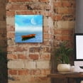 thumbnail image 5 of Epic Graffiti 'Seascape Ad3' by Ata Alishahi, Giclee Canvas Wall Art, 12"x12", 5 of 8