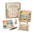 thumbnail image 2 of Key West Sunset Cottage Sea Glass Art Kit DIY American Coastal Scenery Mosaic Craft Set Home Decor Creative Handmade Gift For Adults, 2 of 6
