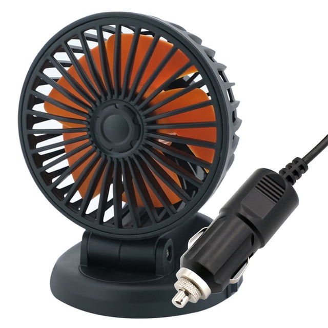 Ohufall Universal 12V Car Cooling Fan Powerful Portable Fan For Auto Truck And Van Interior