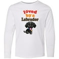 thumbnail image 3 of Inktastic Labrador Retriever Dog Black Lab Long Sleeve Youth T-Shirt, 3 of 5