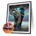 thumbnail image 1 of Cuadros Decorativos Kits de pintura de diamante 5D DIY cuadro de arte de mosaico de elefante de taladro redondo completo (G861) Tmvgtek embutido en tela, 1 of 8