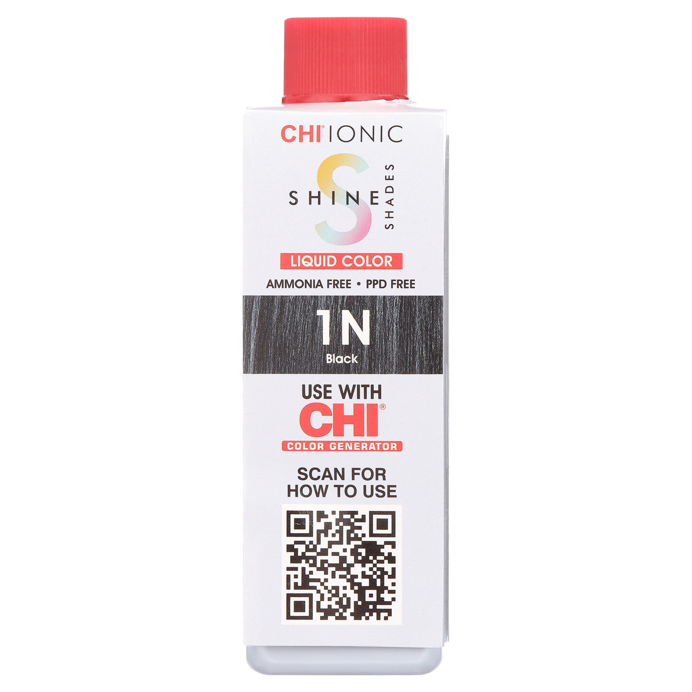 CHI Ionic Shine Shades Liquid Hair Color - 1N Black 3 oz