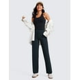 thumbnail image 4 of CRZ YOGA Womens Butterluxe High Waist Wide Leg Pants with Pockets 31 Inches, 4 of 5