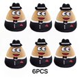 thumbnail image 3 of Alien Pou Plush Toy, Black Hat Gentleman Pou Plush, Alien Stuffed Doll Birthday Easter Children's Day Halloween Christmas Gift, 3 of 5