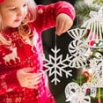 thumbnail image 2 of Colgante Para Árbol De Navidad Copos De Nieve Adornos De Campana De Bastón De Caramelo Accesorios Navideños sonducket HA044226-02, 2 of 6