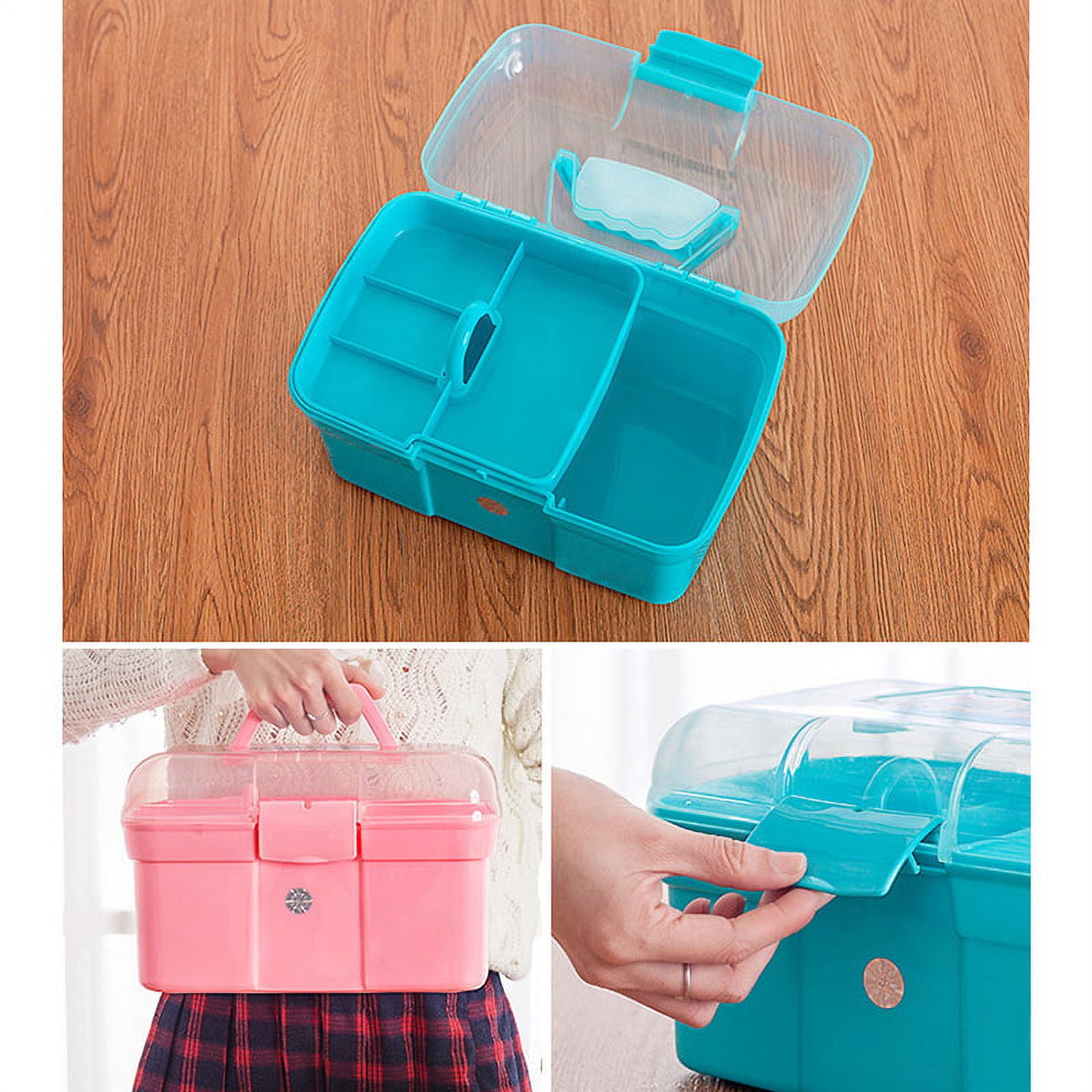 Multifunction Nail Art Tools Storage Box Beauty Scissors Nail Lamp  Organizer Jewelry Nail Polish Container Manicure Tools Case