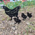 thumbnail image 5 of Lin's Wood Outdoor Metal Garden Decor, Chicken Yard Art Garden Estatuas de metal Decorativo Jardín Decoración Césped Camino Acera Jardín - Estilo retro europeo TUNC Sencillez, 5 of 5