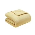 thumbnail image 2 of Intelligent Design Microlight Plush Oversized Blanket, Twin/ Twin X-Large, Yellow, 2 of 3