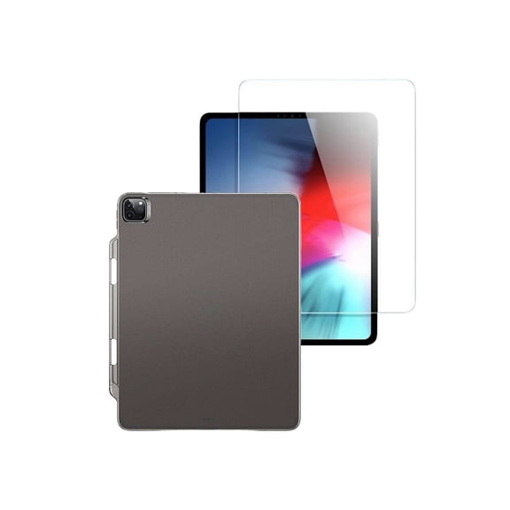 SaharaCase Apple iPad Pro 12.9" (4th 5th 6th Gen 2020-2022) Protection Bundle Case with Tempered