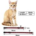 thumbnail image 3 of Collars for Cats, Collar with Bell and Bow Tie with Safety Buckle, Adjustable Collars for Kittens and Cats, 3PCS Anti-Strangulation Collar for Cats, 3 of 5