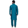 thumbnail image 3 of Maple Clothing Kurta Pyjama pour Homme Inde Vêtements d'Arts (Turquoise, TG), 3 of 5