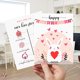 thumbnail image 3 of Juego de tarjetas de felicitación S con impresión superfina, tamaño A1, blanco en blanco, 50 unidades, 3 of 6