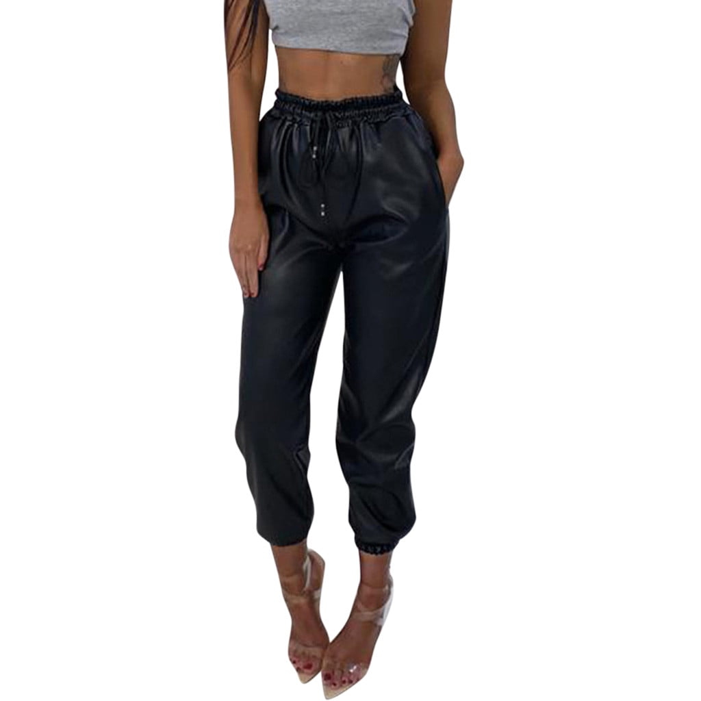 high waisted tracksuit bottoms