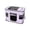 A002- Purple, variant on Portable Foldable Pet Playpen 36 Inch Exercise Kennel for Small Dogs Cats Puppy Kitten Indoor Outdoor Travel Enclosure with Mesh Windows and Zipper Door Light Blue Pattern