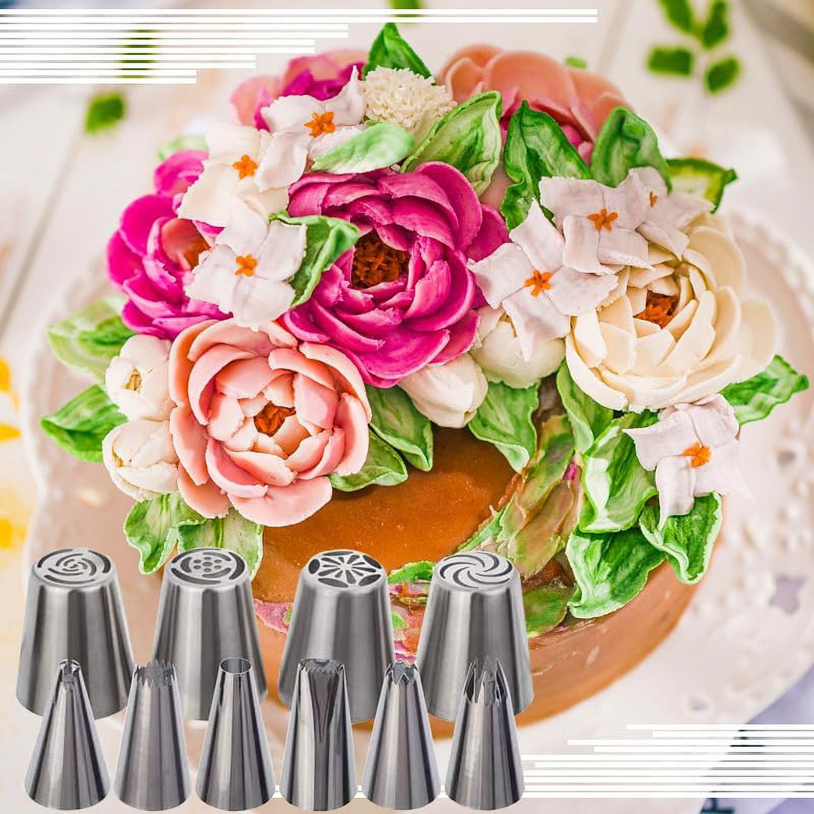 Frosting Rose Russian Nozzle Russian Piping Buttercream Rose