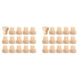 thumbnail image 1 of 30X Tapones de Corcho para de Vino Tapones de Corcho En Forma de T para Vino Tapón de Corcho de Vino Tapones de Vino Reutilizables Tapones de Vino de Madera Y Goma, 1 of 5