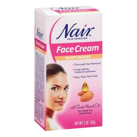 2 Pack - Nair Hair Remover Moisturizing Face Cream 2 oz (Best Tan Removal Cream)