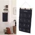 thumbnail image 1 of 12 Pockets Hanging Organizer, Attractive And Durable, Large Capacity, Space Saving, Easy Installation, Versatile Design,  And Solid Wood Material, 37 X 73cm Size For, 1 of 8