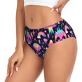 thumbnail image 2 of Fotbe cartoon Skull rainbow space Calzones Estampados para Mujer – Ropa Interior de Algodón, Cómoda, Suave y Elástica-Large, 2 of 6