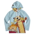thumbnail image 3 of Calvin And Hobbes Kid Hoodies Boys Girls 3D Graphic Sweatshirt Long Sleeve Pullover Hoodie Casual Hooded Sweater Coat M, 3 of 6