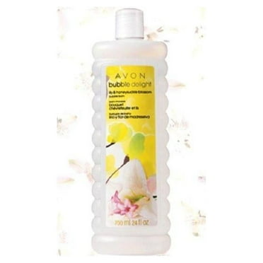 Avon Bubble Delight Lily & Honeysuckle Blossom Bubble Bath 24 Oz.