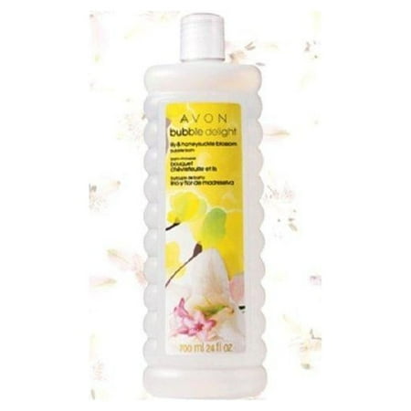 Avon Bubble Delight Lily & Honeysuckle Blossom Bubble Bath 24 Oz.