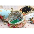 thumbnail image 3 of Canvas Floral Rose Flower Coin Purse Vintage Change Pouch Wallets for Women Small Coin Holder Clutch Handbags, 3 of 5