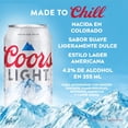 thumbnail image 4 of Heineken, Cerveza Coors Light 24 Latas De 355Ml, 4 of 5