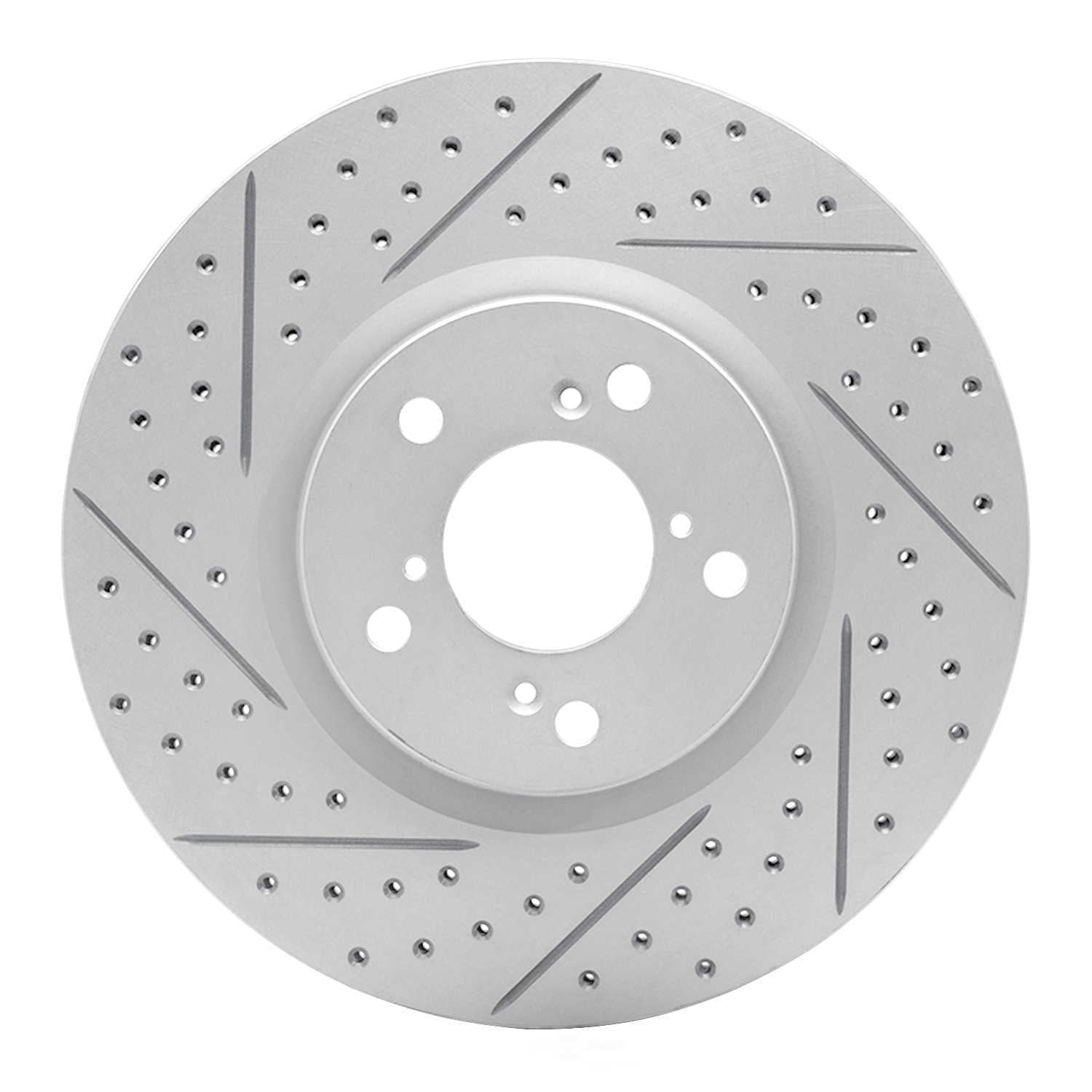 Dynamic Friction Company 830-59053L DFC Geoperformance Rotor - Drilled and Slotted