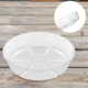 thumbnail image 2 of Paquete de 10 platillos para plantas con bandeja de goteo de 15 cm, maceta de plástico transparente para plantas de interior., 2 of 4