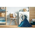 thumbnail image 2 of Ahgly Company Machine Washable Indoor Rectangle Transitional Blue Area Rugs, 7' x 10', 2 of 7