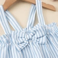 thumbnail image 5 of XZNPDUCQ Toddler Girls Summer Outfit Cotton Top and Shorts Clothing Set Playwear Beach Outfits 4-5 Years,Blue, 5 of 9