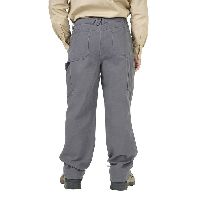 Mountain and Isles Men's Flannel Lined Carpenter Pants 