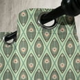 thumbnail image 3 of Ambesonne Geometric Grommet Curtain, Peacock Feathers, 50" x 96", Pistachio Green Tan, 3 of 6