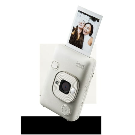 Fujifilm - INSTAX MINI LIPLAY Hybrid Instant Camera - Misty White