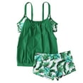 thumbnail image 2 of Warop Conservative 2-Piece Bikini for Women, Plus Size with Colorful Print, Tankini Swimsuit Set for Beach and Pool, 2 of 4