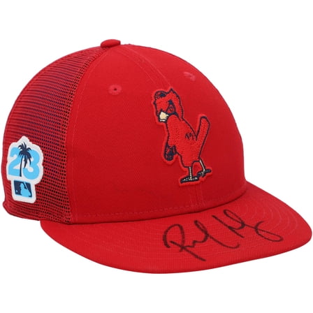 Paul Goldschmidt St. Louis Cardinals Autographed Game-Used Red Cap from 2023 MLB Spring Training - Fanatics Authentic Certified