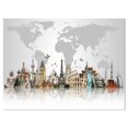 thumbnail image 3 of Design Art 'Famous Monuments Across World' Graphic Art on Wrapped Canvas, 3 of 4
