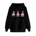 thumbnail image 2 of Hoodies for Women Valentines Drawstring Pullover Hoodie Casual Loose Print Hoodies with Pockets, 2 of 4