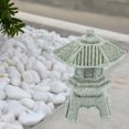 thumbnail image 4 of Mini Pagoda Statue Fish Tank Vintage Stone Lantern Bonsai Micro Landscape Decoration, 4 of 6