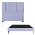 thumbnail image 1 of Recámara Matrimonial Kami Lila con Cabecera + Base Cama Slim, 1 of 8