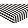 thumbnail image 6 of Sweet Jojo Designs Paris Black and White Fitted Crib Sheet, 6 of 6