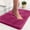 Red#597, variant on HomeDM Shaggy Bath Mat 15.7x23.6 in Non Slip Bathroom Rug Soft Absorbent Microfiber Shower Mats Machine Washable Brown Floor Carpet