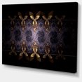 thumbnail image 2 of Yellow and Violet Fractal Flower - Floral Canvas Art Print, 2 of 3