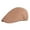 Khaki, variant on Men Outdoor Newsboy Beret Hats Solid Cotton Driving Golf Classic Adjustable Caps